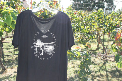 Texas Wanderer Black V-Neck Tee