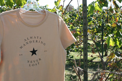 Texas Wanderer Cream Crew Neck Tee